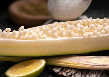 green papaya still life