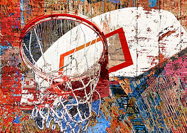 Basketball art print 66