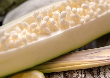 green papaya still life