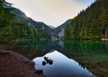 Lindeman Lake Sunset