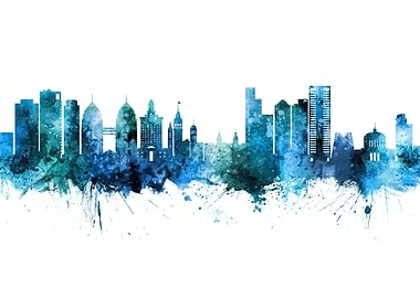 Oakland California Skyline