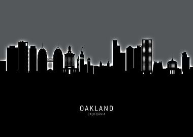 Oakland California Skyline