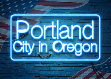 Portland City in Oregon