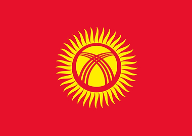 Kyrgyzstan Flag