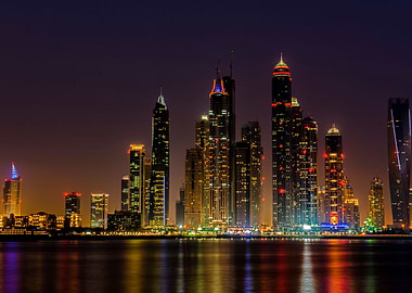 Dubai at night