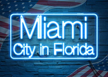 Miami City in Florida