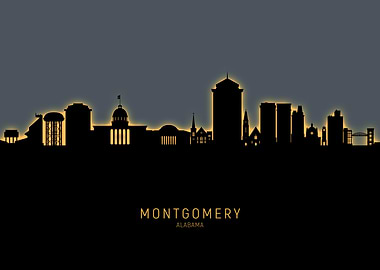 Montgomery Alabama Skyline