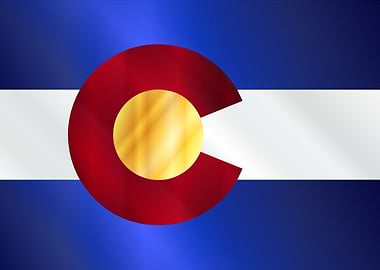 Colorado State Flag Gloss