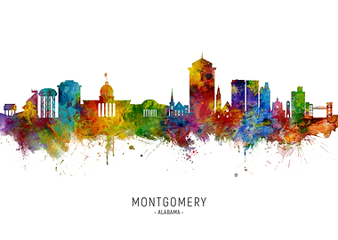 Montgomery Alabama Skyline