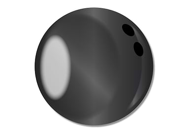Black Bowling Ball