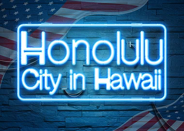 Honolulu City in Hawaii