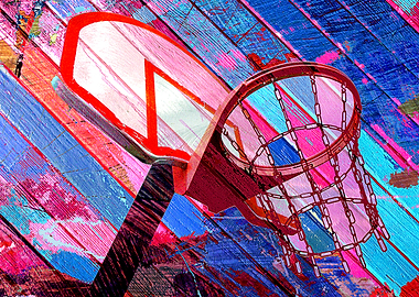 Basketball art print 68