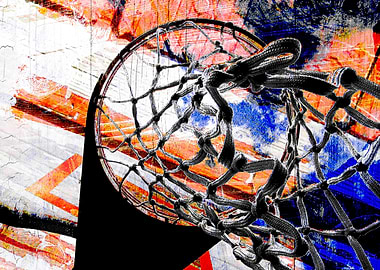 Basketball art print 153