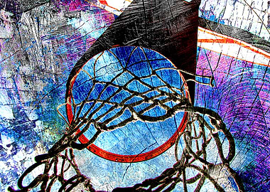 Basketball art print 135