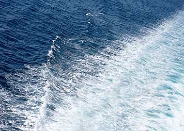 Waves summer abstract art