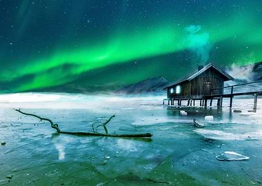 Northernlights landscape