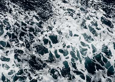 Waves summer abstract art