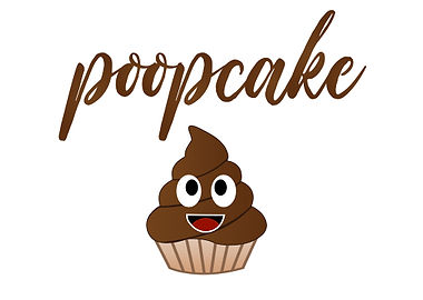 Poop muffin cake