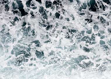 Waves summer abstract art