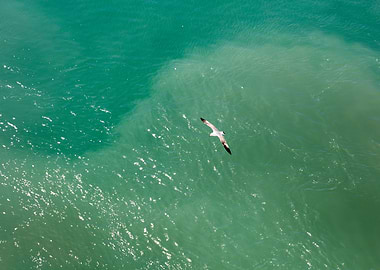 Waves summer abstract art