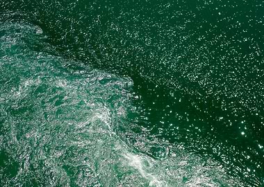 Waves summer abstract art