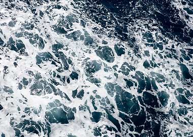 Waves summer abstract art