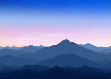 Mountains Nature artwork