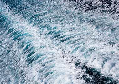 Waves summer abstract art