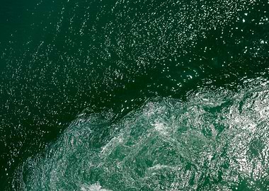 Waves summer abstract art