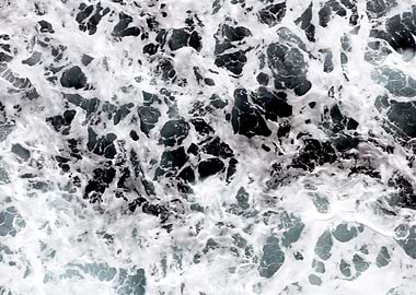 Waves summer abstract art