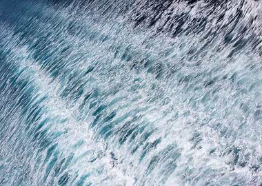 Waves summer abstract art