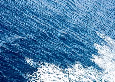 Waves summer abstract art