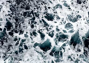 Waves summer abstract art