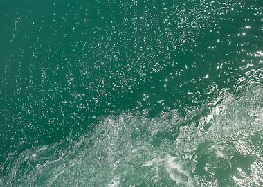 Waves summer abstract art