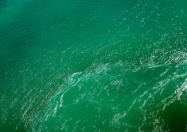 Waves summer abstract art