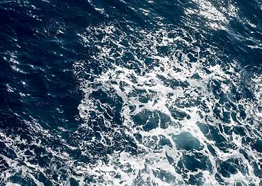 Waves summer abstract art