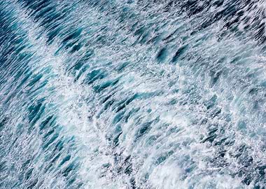 Waves summer abstract art