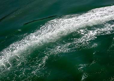 Waves summer abstract art