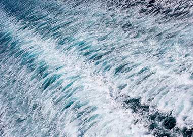 Waves summer abstract art