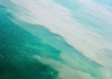 Waves summer abstract art