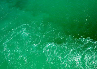 Waves summer abstract art