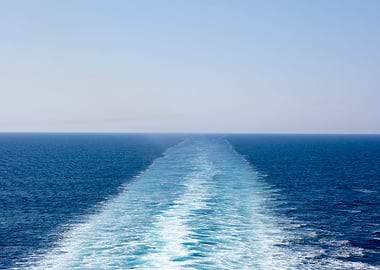 Waves summer abstract art