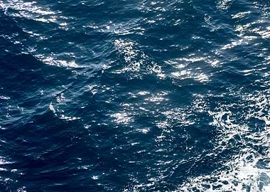 Waves summer abstract art