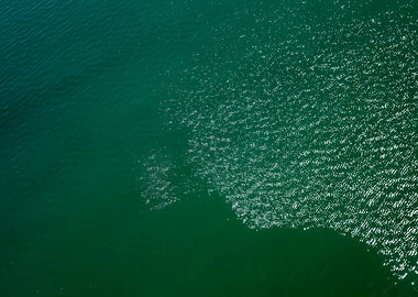 Waves summer abstract art