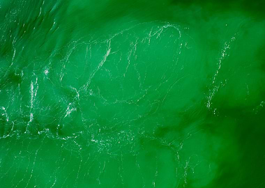 Waves summer abstract art