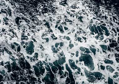 Waves summer abstract art