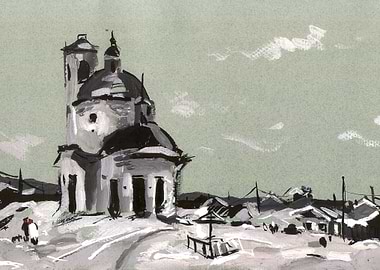 Landscape with a Church