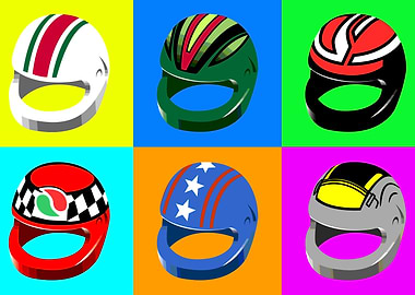 Pop Art Helmets 2