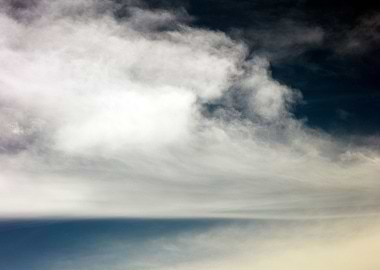 Black air sky with clouds