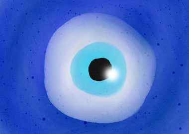 Nazar evil eye painting